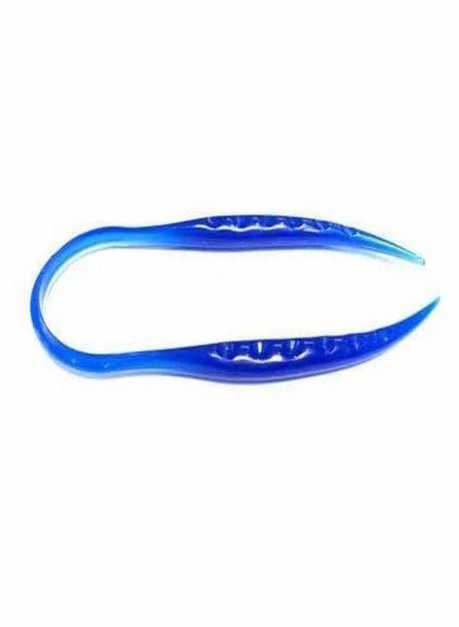 SKAB® Tongue Cleaner for Men and Women | for Fresh Breath & Bacteria Removal | Improved Taste Sense & Oral Hygiene | Plastic Tongue Scraper to Prevent Bad Breath (Blue) (Set of 5) - Image 1